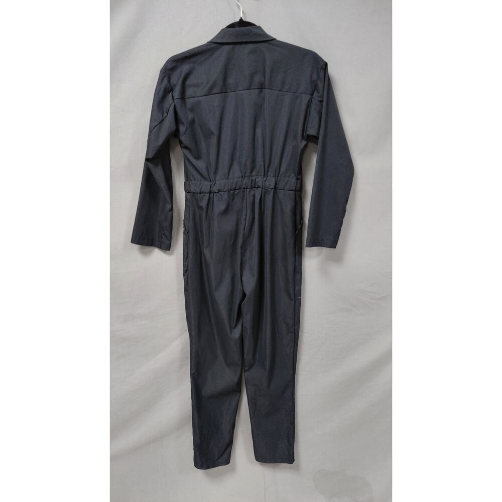 Nasty Gal Black Long Sleeve Full Zip Utility Jumpsuit Women Size S - Picture 3 of 16